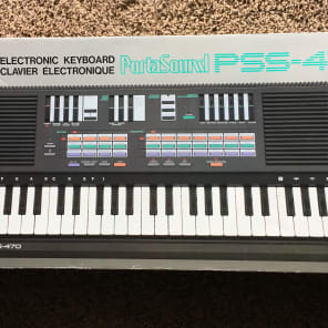 Vintage 1980's Yamaha Portasound PSS-470 Synthesizer