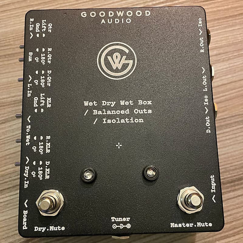 Goodwood Audio Wet dry wet custom junction box 2022 Black | Reverb