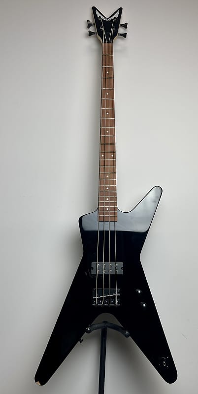 Dean Guitars ML Metalman Bass, Granadillo Fretboard, Classic Black Finish image 1