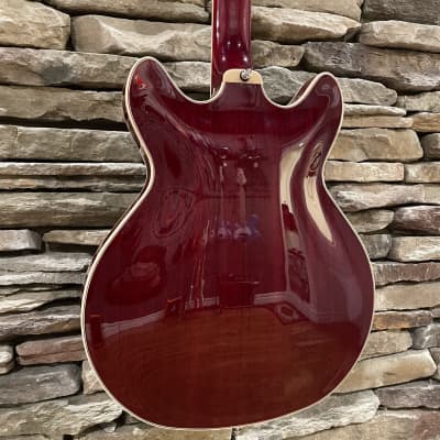 Guild Starfire I Semi Hollow body Short Scale bass - Cherry Red *FLOOR MODEL/DEMO UNIT BLOWOUT* image 8