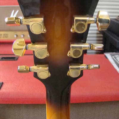 Oscar Schmidt OE-40 Hollowbody Archtop Guitar Tobacco Sunburst w/ Gator Case Excellent Condition image 4