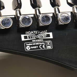 Ibanez RGA72TQMZ 2011 TGB | Reverb