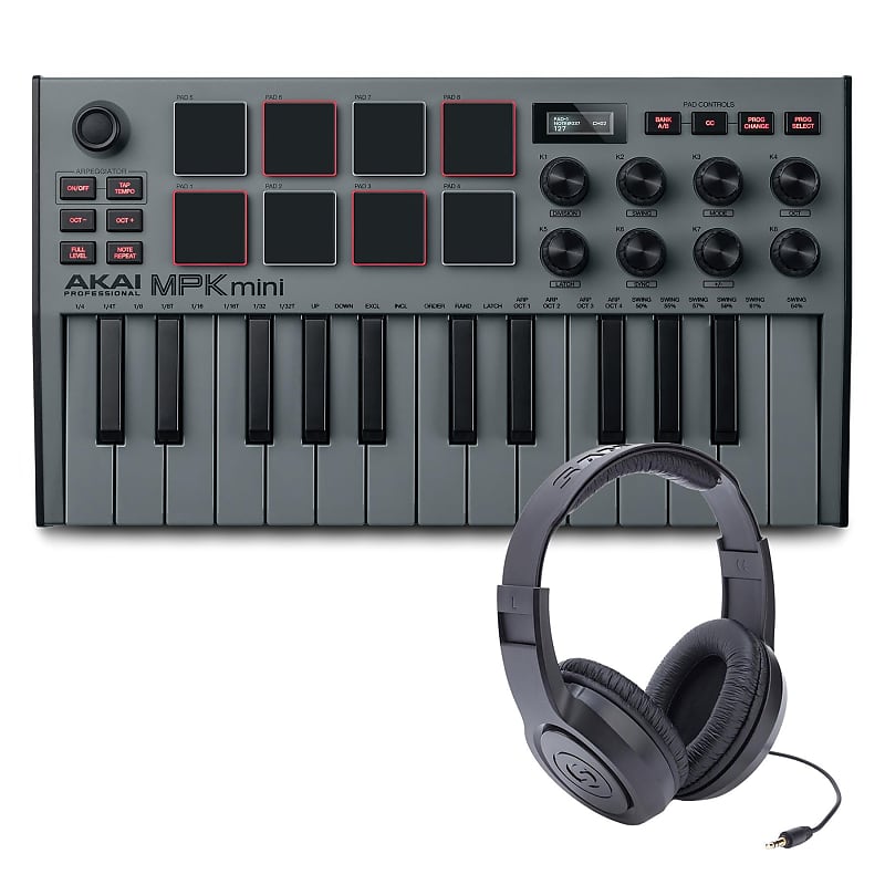 限定おまけ付AKAI MPK mini special edition gray Akai Professional MPK Mini MK III Limited Edition Gray 25