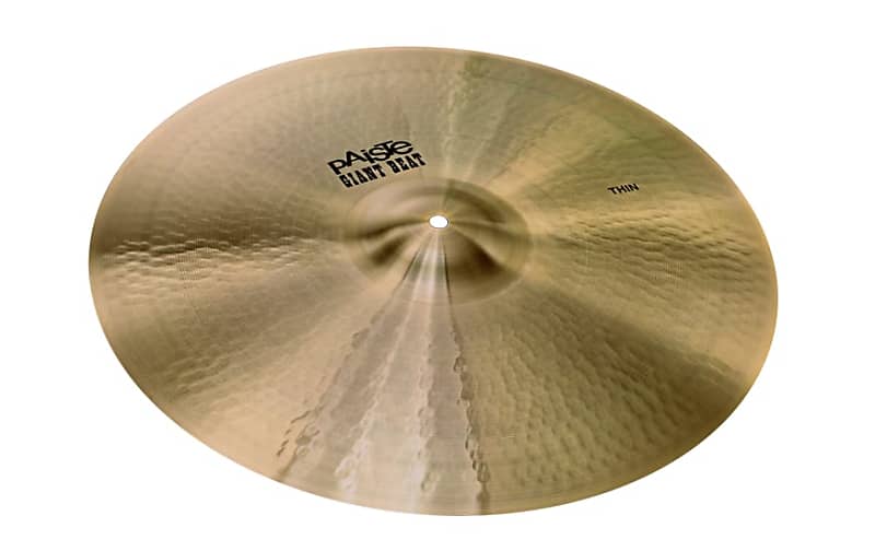 Paiste Giant Beat Thin 20" Crash Ride 1652g w/ demo video of Reverb