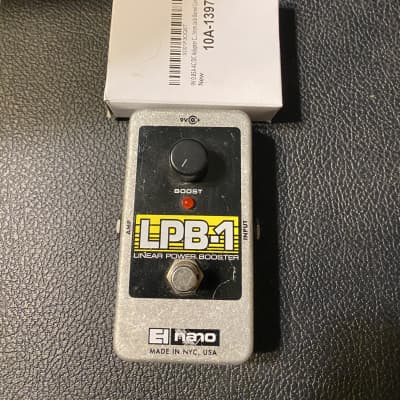 Electro harmonix  Lpb1. Power boost pedal and power supply Silver image 1