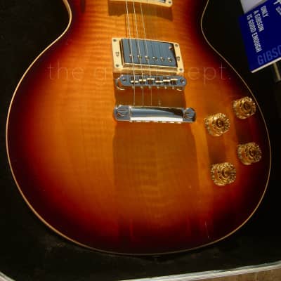 ♚NEW OLD STOCK !♚ 2015 GIBSON LES PAUL TRADITIONAL 100th Ann. ♚ ICED TEA AAA ♚ MOP ♚Standard♚OHSC image 5