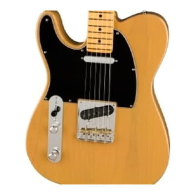 Fender American Professional II Telecaster 6-String Electric Guitar (Left-Hand, Butterscotch Blonde) image 2