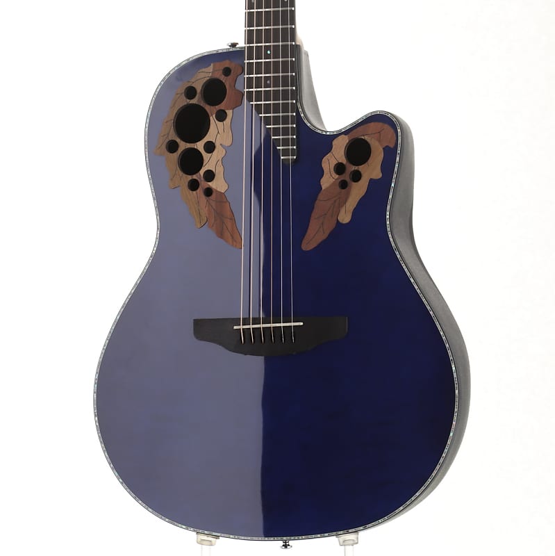Ovation Celebrity Elite Plus CE44P-8TQ Blue Transparent