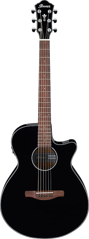 Ibanez AEG50BK Acoustic Electric Guitar In Black High Gloss image 1