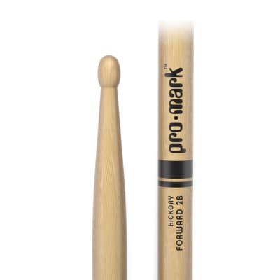 ProMark TX2BW Classic Forward 2B Hickory Drumstick, Oval Wood Tip image 2