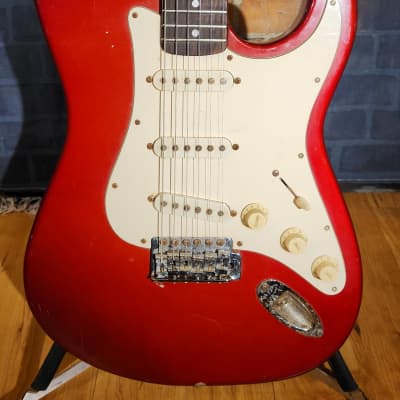 Samick Strat-Style Electric Guitar Red NEW Frets Set Up image 7