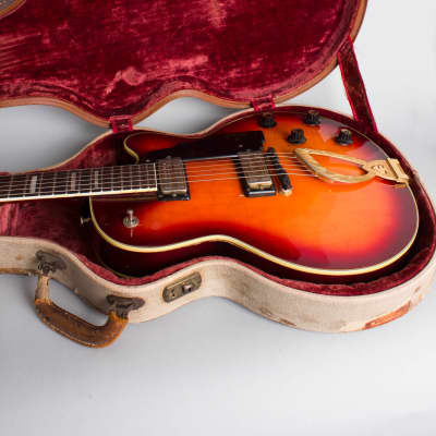 Guild  M-75 BluesBird Thinline Hollow Body Electric Guitar (1968), ser. #DD-184, period hard shell case. image 12
