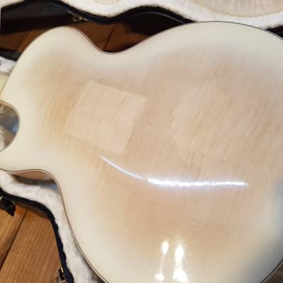 2013 Gibson Les Paul Supreme Whiteburst Mahogany Chamber Chambered LP FlameMaple image 12