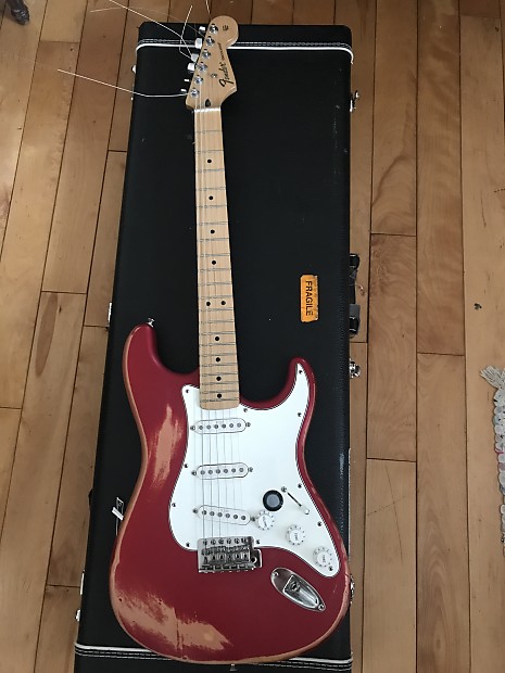 John Frusciante style custom Fender Strat/Hardcase