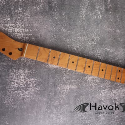 T Type Roasted Maple Neck Stainless Steel Frets, Satin Finish Medium Jumbo 22 Jescar Frets, Guitar Building, Guitar DIY Kit, Vintage Style image 6