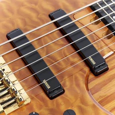 Yamaha John Patitucci Signature TRBJP2CASEAM 6-String Bass w/Case - Amber image 5