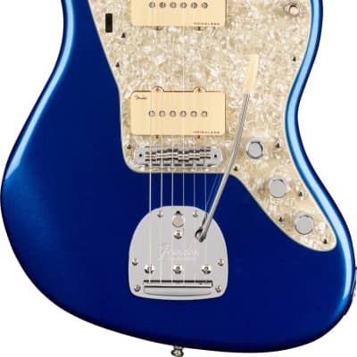 Fender American Ultra Jazzmaster MN Cobra Blue, Ex Display image 1