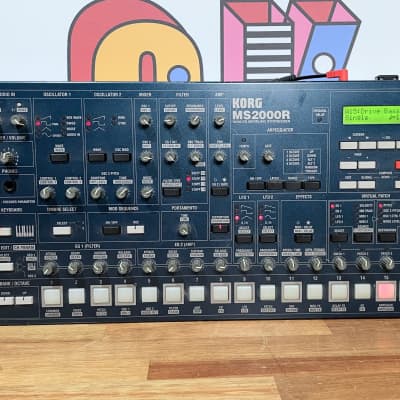 Korg MS2000R Virtual Analog Synthesizer - Blue