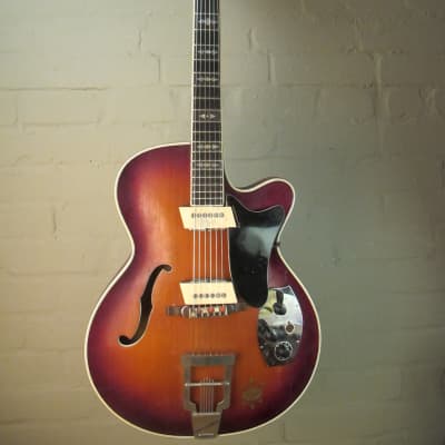⚠️ 1960 Hoyer Starlet Semi Thinline, electric, solid top. image 4
