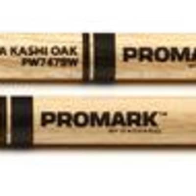 Promark Classic Attack Drumsticks - Shira Kashi Oak 747B - Wood Tip image 1