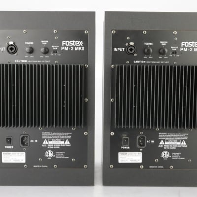 Fostex PM-2 MkII Active Studio Monitors Speakers Powered #37922 image 9
