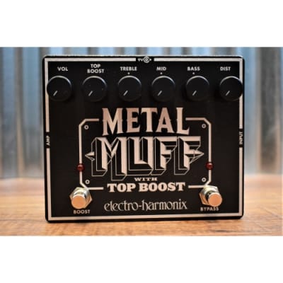 Electro-Harmonix EHX Metal Muff with Top Boost Guitar Effect Pedal image 2