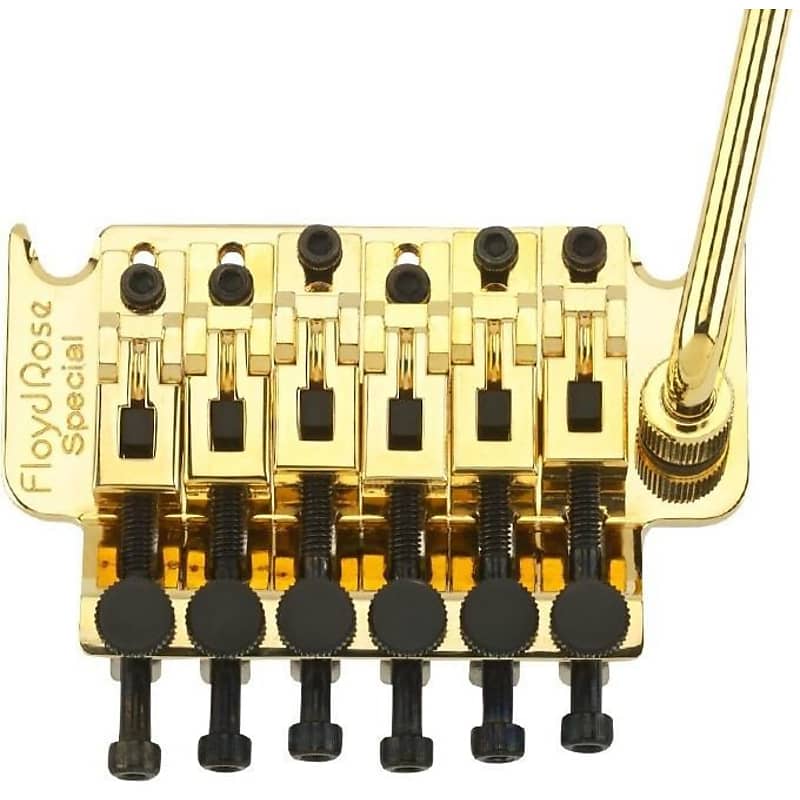 Floyd Rose FRTS3000R2 Special Series Tremolo Bridge System with R2 Nut, Gold image 1