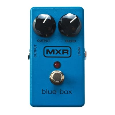Used MXR M103 Blue Box Octave Fuzz Guitar Effects Pedal image 1