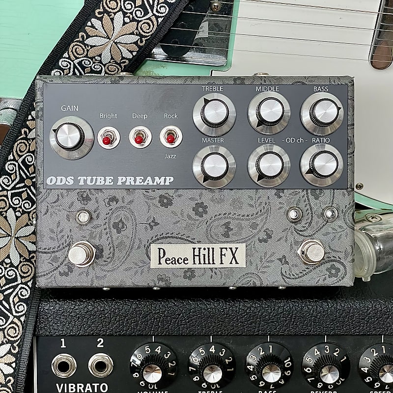 Peace Hill FX ODS Tube Preamp Silver Paisley | Reverb