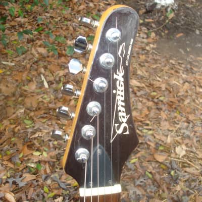 Samick branded H S S .... wow! unknown date... maybe 2000s? - trans black image 3