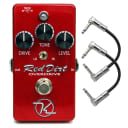 Keeley Red Dirt FET Overdrive Guitar Effect Pedal with Patch Cables