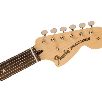 Used Fender Ltd. Ed. Tom Delonge Stratocaster - Graffiti Yellow w/ Rosewood FB image 9