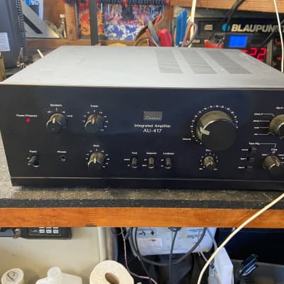 Sansui Au-417 integrated stereo amplifier 65 watts partially restored recapped image 2