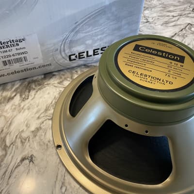 Celestion G12M Greenback Heritage Series 20W Made In England