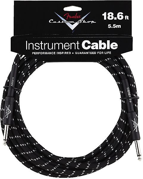 Fender Custom Shop Performance Series Cable, 18.6', Black 2016 image 2