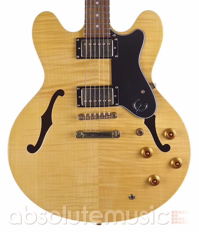 Epiphone Dot Deluxe Limited Edition Electric Guitar, Natural | Reverb