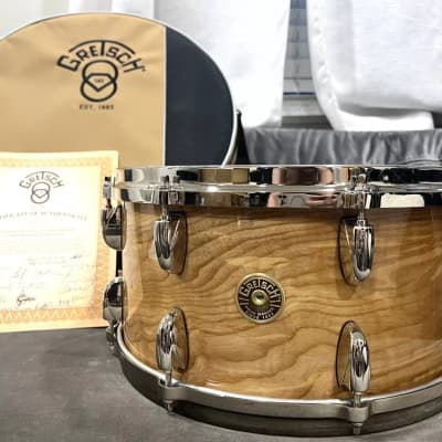 (MINT) Gretsch USA Custom 7x14 Figured Ash 140th Anniversary Snare Drum #4 Of 70 image 1