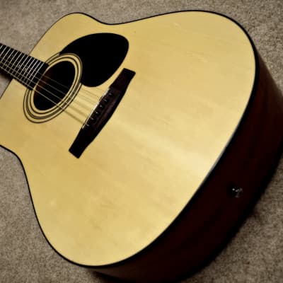 Cort AD810E OP Standard Series Spruce/Mahogany Dreadnought with Electronics 2010s - Open Pore Natural image 11