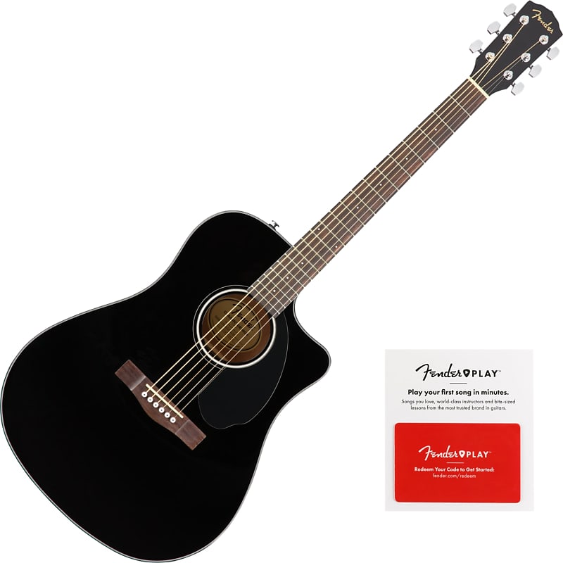 Fender cd60sce deals black