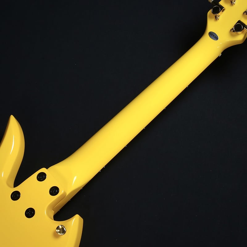 Burny Yellow Heart Jr. YH-JR Mini Guitar (Hide X Japan