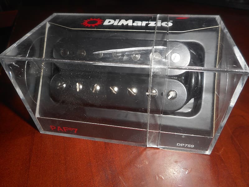 DiMarzio DP759BK PAF 7 String Humbucker - Black image 1