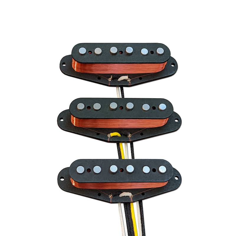 CJLab Single Coil Series S-2 Set (SIB) - Hot Blues Strat Pickups image 1