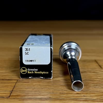 Bach 3515C Standard Series Trumpet Mouthpiece - 5C Cup - Silver-Plated image 5