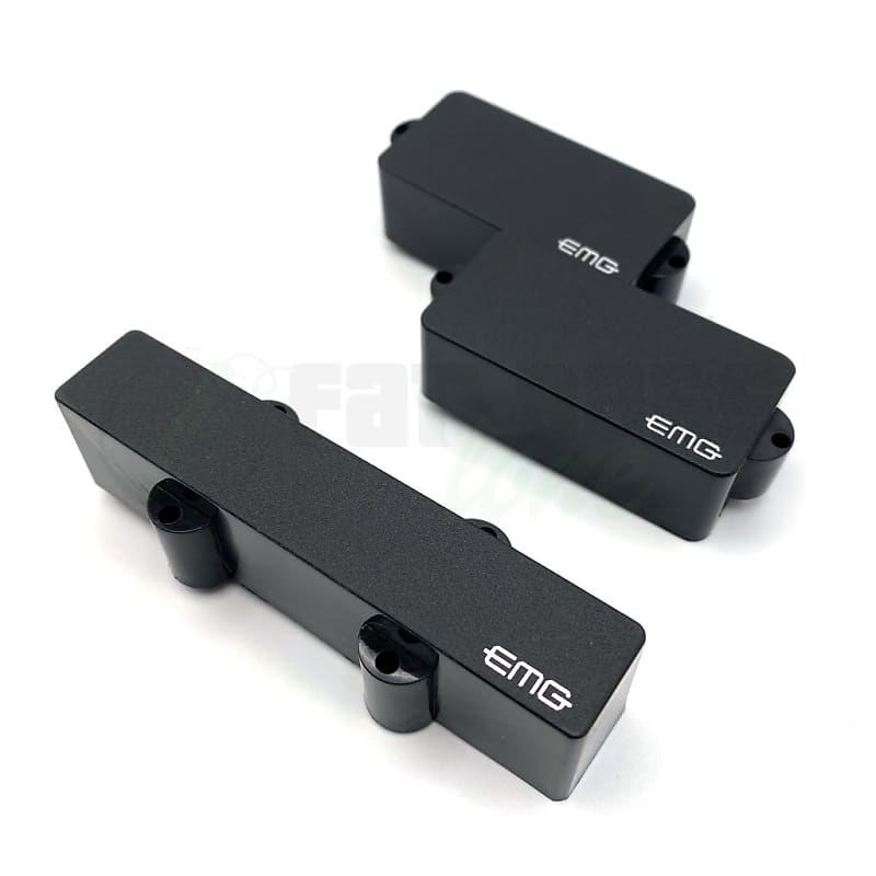 EMG PJ Set Black 4 String Bass Pickup Set - FREE STRINGS