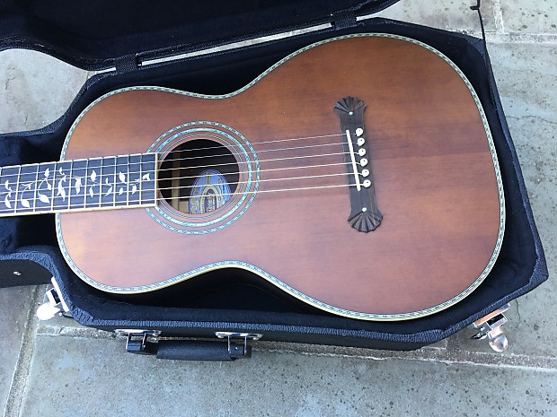Washburn R320SWRK Vintage Series Parlor Acoustic Guitar 2016 Anitique Natural