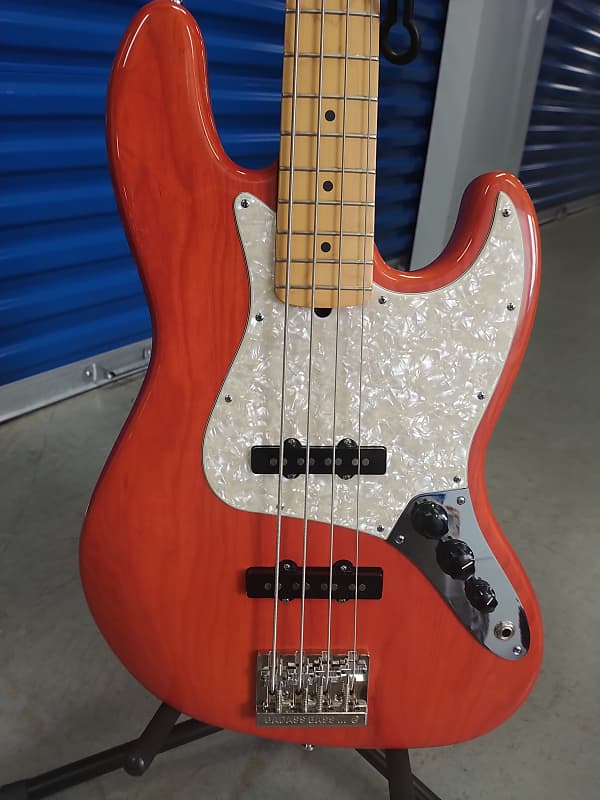 Fender american standard jazz bass 2004 sunset orange | Reverb