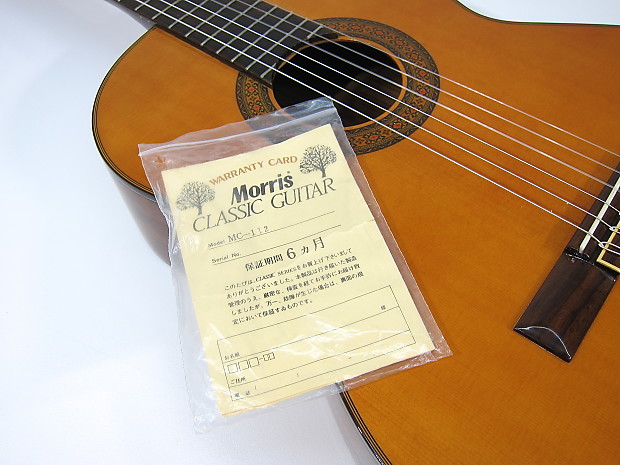 特価国産E2-112　MORRIS/モーリス　アコーステックギター　モデル名：W-40　053109　ロトマチックMorrisペグ　縦ロゴ モーリス