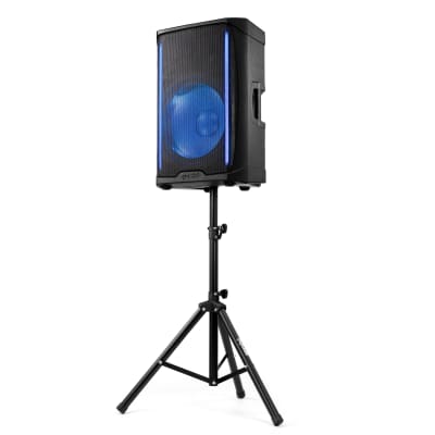 GD-L115BT: 1,000 Watt LED Light Up Active Bluetooth PA System, Class D Amplifier and Built in 3-Channel Audio Mixer image 5
