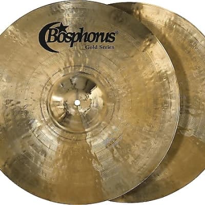 Bosphorus 15" Gold Series Extra Heavy Hi-Hat Cymbals (Pair)