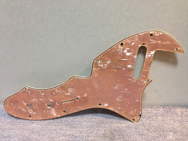 Fender USA Thinline Telecaster Pickguard Pearloid 1971 Purple image 1
